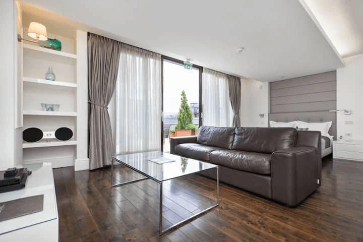 Luxurious hotel room at Pera Residence